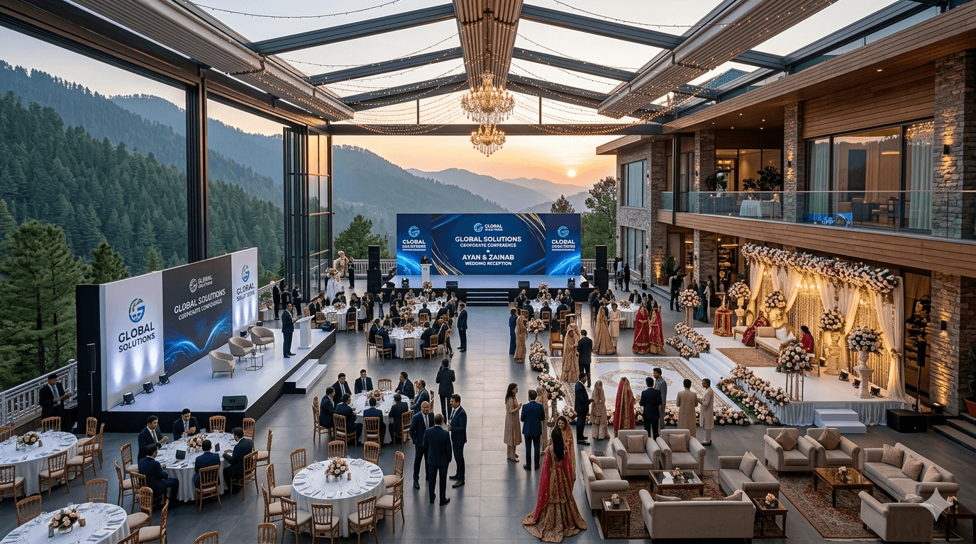 Events Venue at Himalaya Villas & Resorts Murree & Bhurban