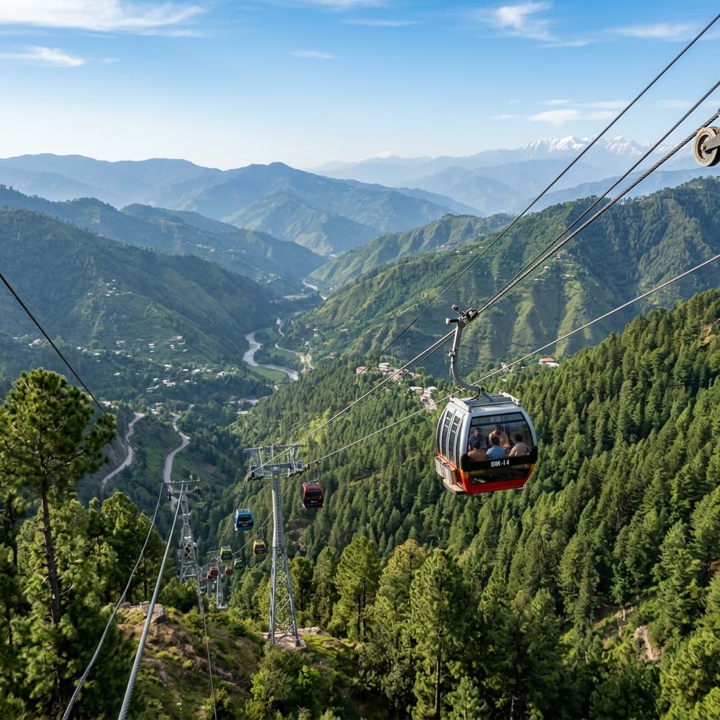 Pindi Point — Chairlift & Valley Views