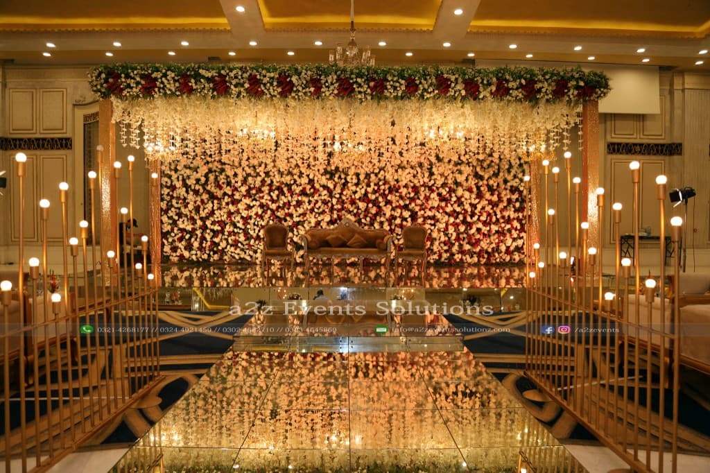 Dholki and bridal shower setup